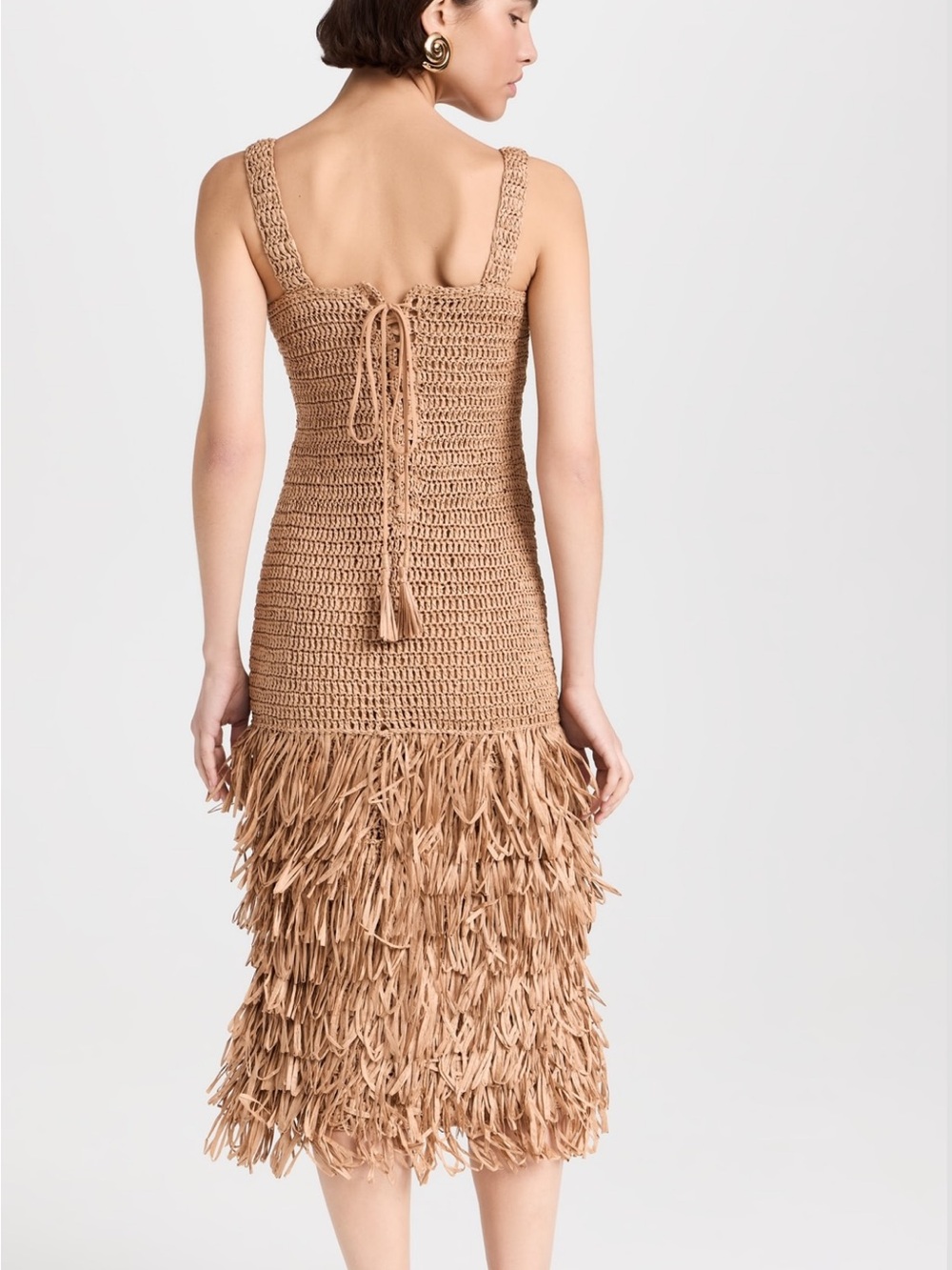 Farm Rio Ratfia Midi Dress - Picture 2 of 5